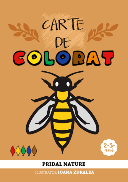 Carte de colorat - Nevertebrate